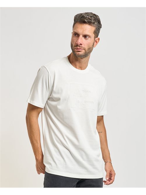 Men's Armani Exchange crew neck T-shirt with logo ARMANI EXCHANGE | XM001454-AF10361U0009